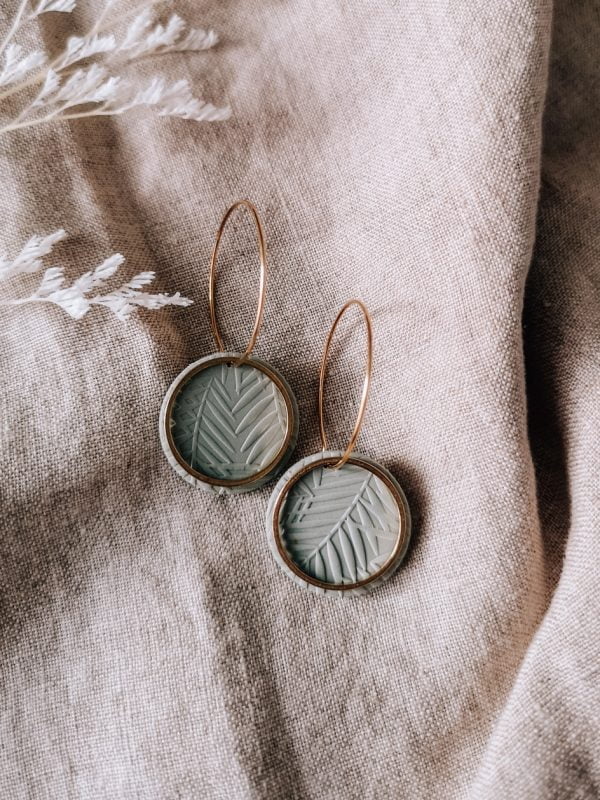 Unique Accessories in New Zealand wild eden handmade polymer clay earrings handmade jewellery new zealand cottage core spring winter summer cute earrings