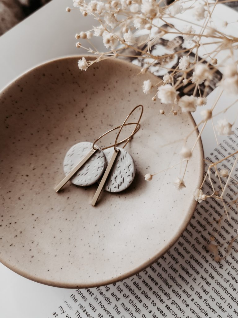Fashionable Jewelry New Zealand wild eden handmade polymer clay earrings handmade jewellery new zealand cottage core spring winter summer cute earrings