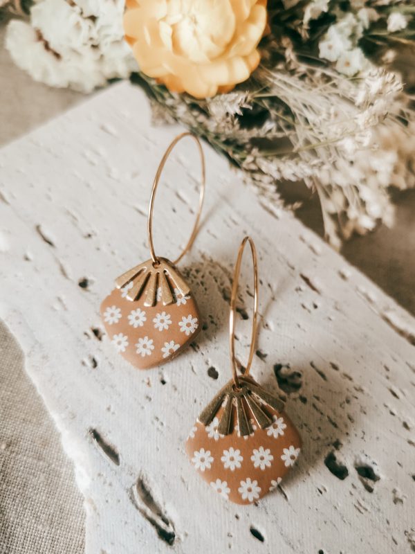 wild eden handmade polymer clay earrings handmade jewellery new zealand cottage core spring winter summer cute earrings