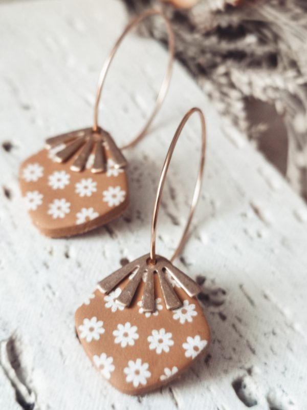 wild eden handmade polymer clay earrings handmade jewellery new zealand cottage core spring winter summer cute earrings