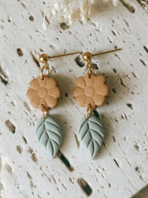 wild eden handmade polymer clay earrings handmade jewellery new zealand cottage core spring winter summer cute earrings