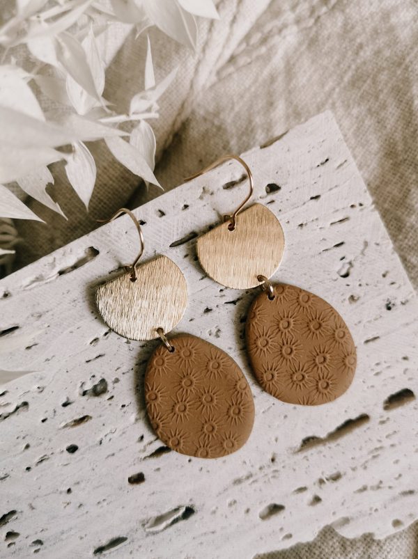 wild eden handmade polymer clay earrings handmade jewellery new zealand cottage core spring winter summer cute earrings