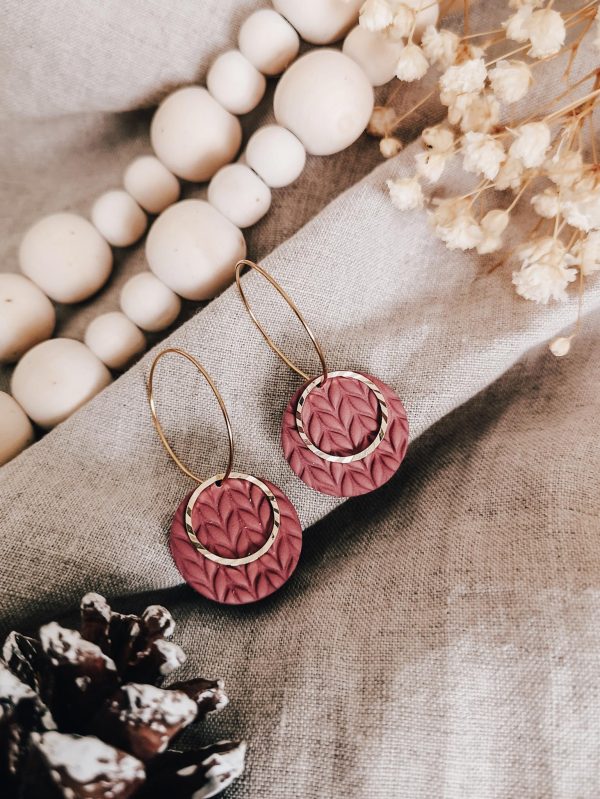 wild eden handmade polymer clay earrings handmade jewellery new zealand cottage core spring winter summer cute earrings