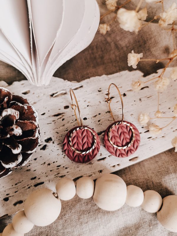 wild eden handmade polymer clay earrings handmade jewellery new zealand cottage core spring winter summer cute earrings