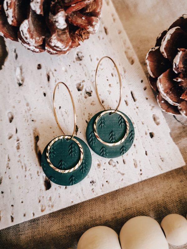 wild eden handmade polymer clay earrings handmade jewellery new zealand cottage core spring winter summer cute earrings