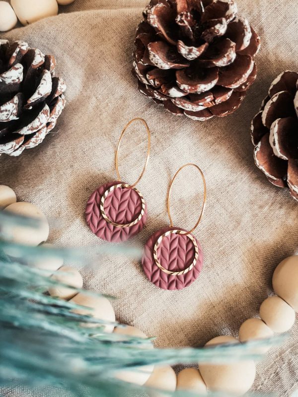 wild eden handmade polymer clay earrings handmade jewellery new zealand cottage core spring winter summer cute earrings
