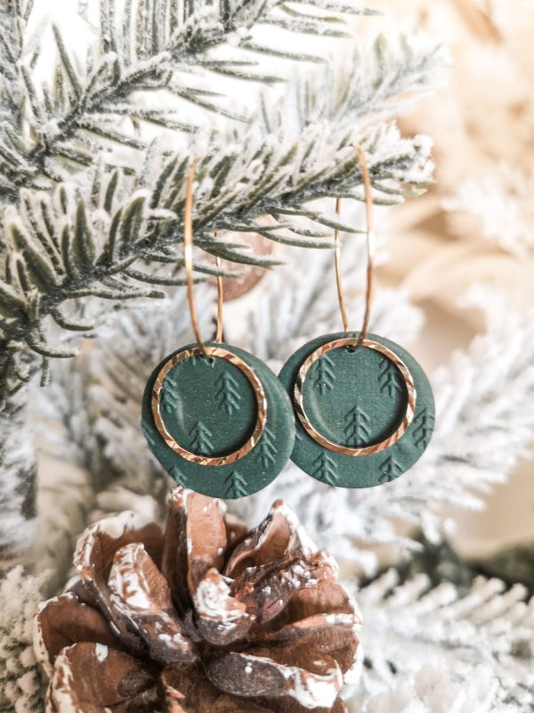 wild eden handmade polymer clay earrings handmade jewellery new zealand cottage core spring winter summer cute earrings