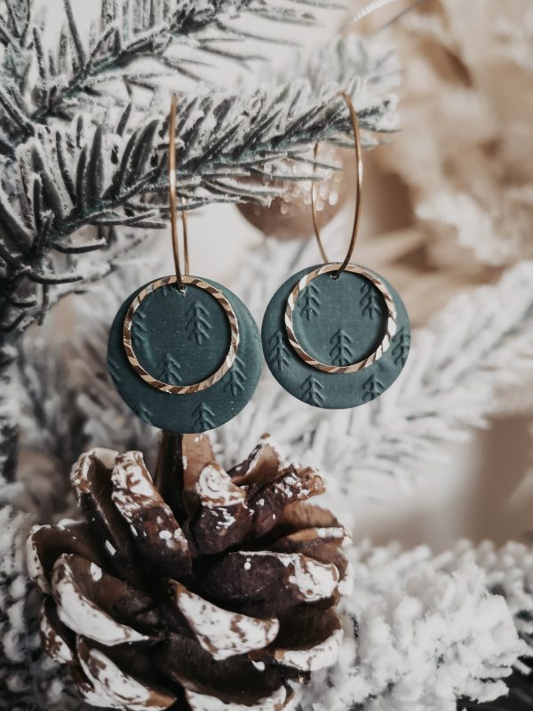 wild eden handmade polymer clay earrings handmade jewellery new zealand cottage core spring winter summer cute earrings