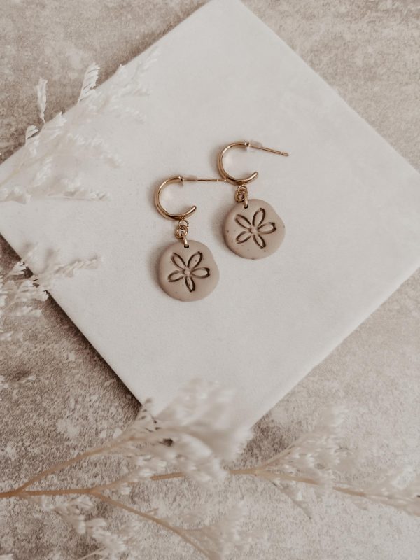 wild eden handmade polymer clay earrings handmade jewellery new zealand cottage core spring winter summer cute earrings