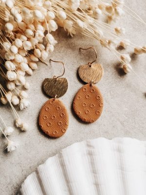 wild eden handmade polymer clay earrings handmade jewellery new zealand cottage core spring winter summer cute earrings