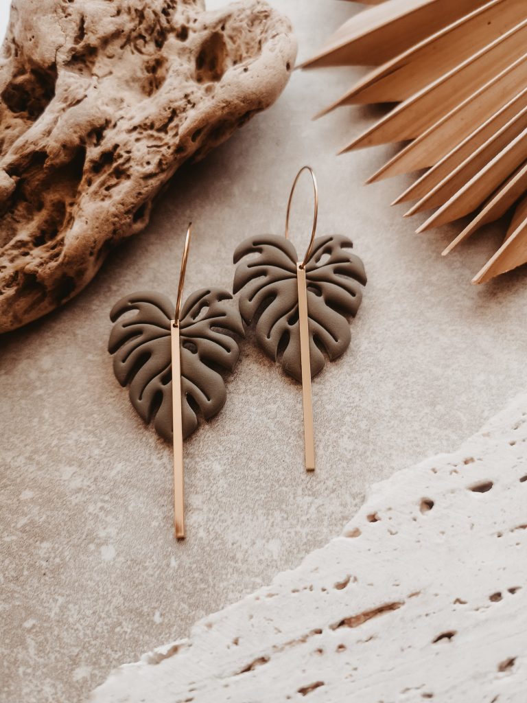 wild eden handmade polymer clay earrings handmade jewellery new zealand cottage core spring winter summer cute earrings