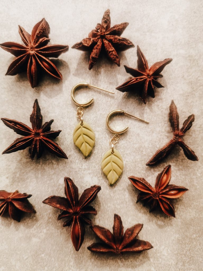 wild eden handmade polymer clay earrings handmade jewellery new zealand cottage core spring winter summer cute earrings