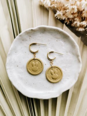 wild eden handmade polymer clay earrings handmade jewellery new zealand cottage core spring winter summer cute earrings