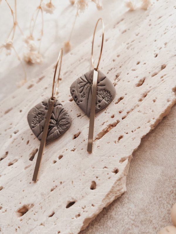 wild eden handmade polymer clay earrings handmade jewellery new zealand cottage core spring winter summer cute earrings