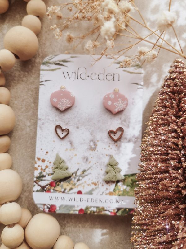 wild eden handmade polymer clay earrings handmade jewellery new zealand cottage core spring winter summer cute earrings