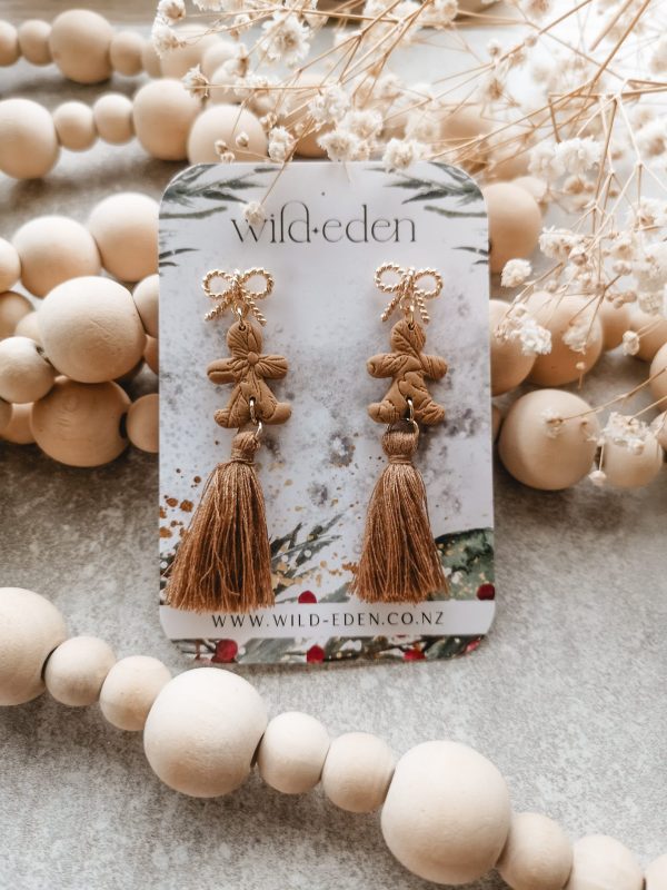 wild eden handmade polymer clay earrings handmade jewellery new zealand cottage core spring winter summer cute earrings