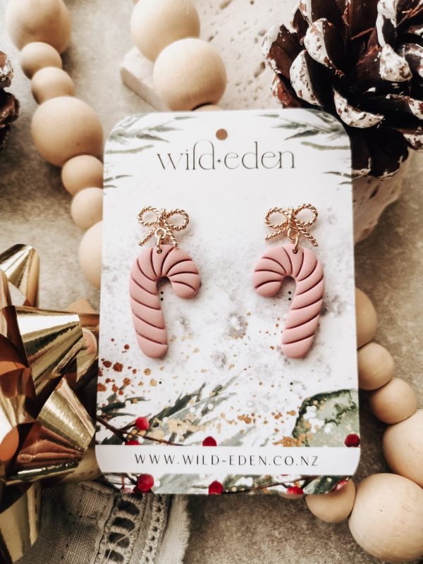 wild eden handmade polymer clay earrings handmade jewellery new zealand cottage core spring winter summer cute earrings